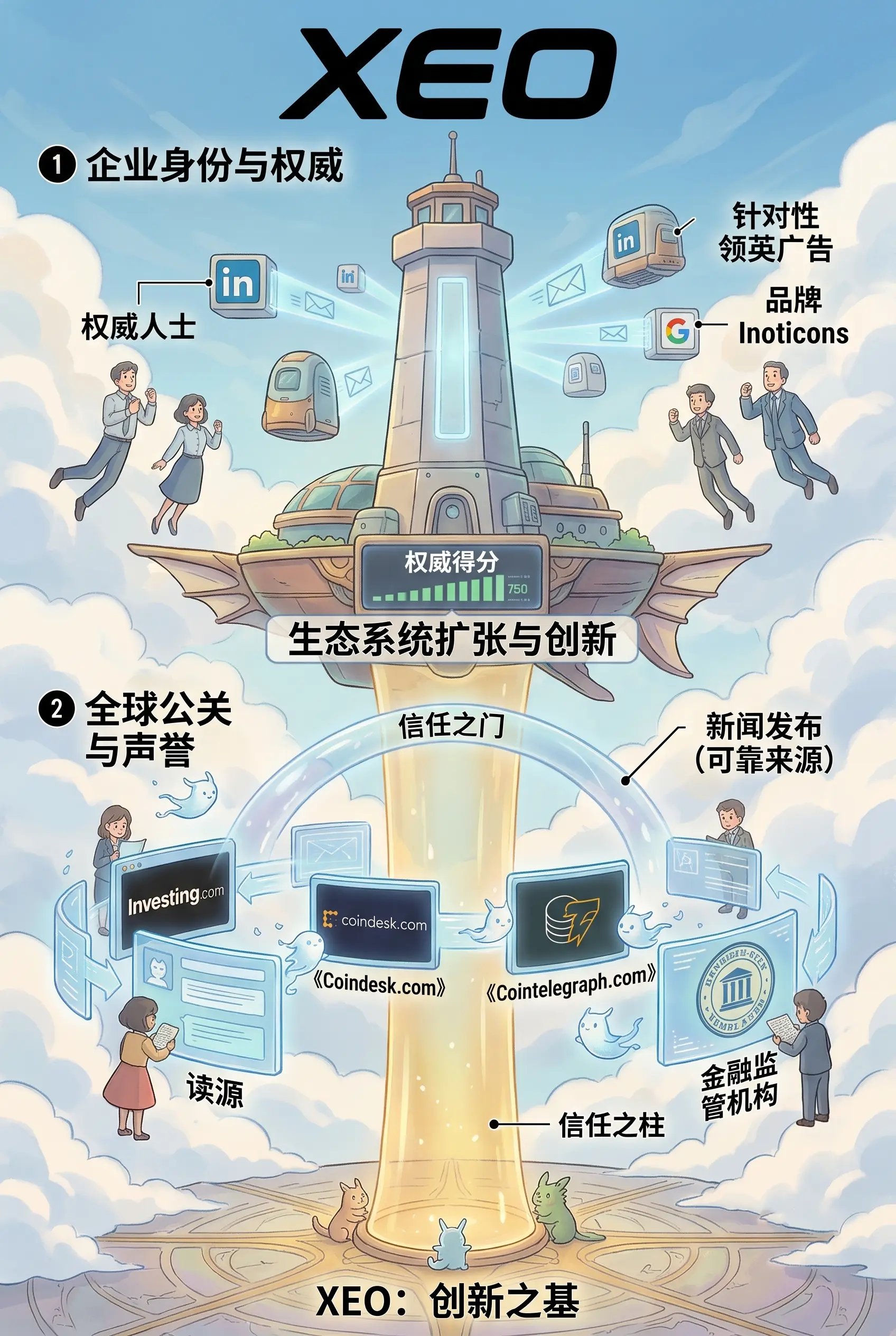 XEO 信任灯塔——企业身份、权威与全球公关声誉